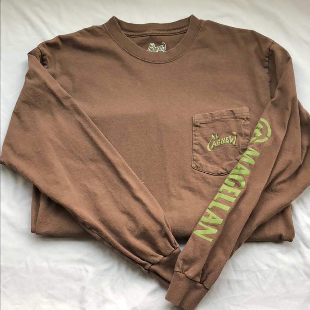 ❌SOLD 🆘Al Agnew Magellan Boar Long Sleeve Tee - Picture 3 of 5